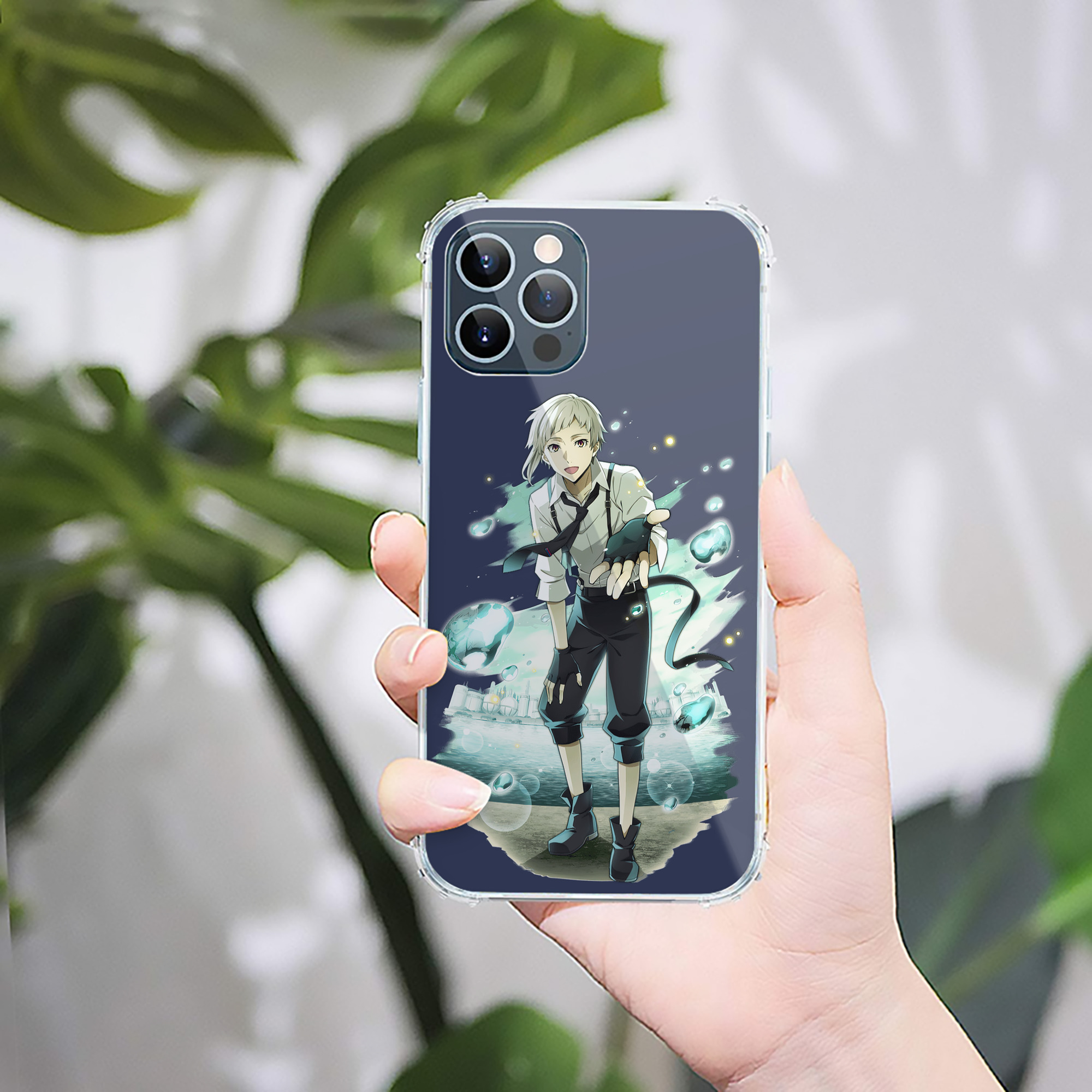 （画像用） 文豪ストレイドッグス Bungo Stray Dogs 【iPhone 12シリーズ対応】透明スマホケース（クリアソフトケース）